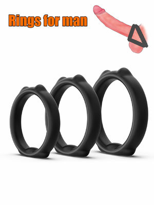 Guter Preis Liebesring Männlich Gummi-Paare Ringe Weiches Silikon-Paare Ringe Für Männer Online