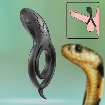 Good price 32mm Vibrating Cock Sex Ring Vibrators Male Longer Harder Erection Condom Vibrator online