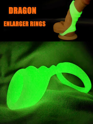 Good price Green Cock Sleeve Cockrings Glow In The Dark Sex Ring For Men Time Delay Orgasm online
