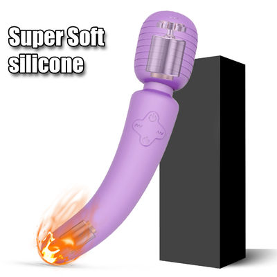 Buen precio Violeta Adultos clítoris AV Masajeador de varita Parejas juguetes Parejas Vibrator recargable en línea