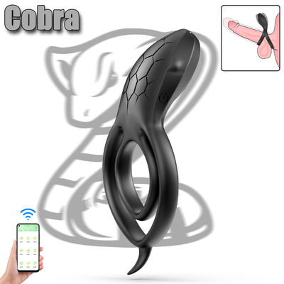 Good price Adult Male Cockrings Cock Sleeve Vibrators Condom Pleasure Vibrating Cick Ring online