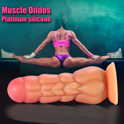 Good price 2.56Inch Thick Huge Male And Female Dildos Monster Phallus For Gay Masturbation online