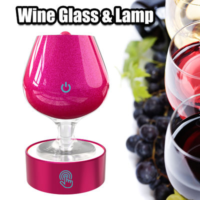 chất lượng Wine Glass Shape Rose Inner Massager Nắm Vibrator Với Đèn Clitoral Nipple Stimulation Vỗ tay Người lớn Đồ chơi Cho Phụ nữ nhà máy sản xuất