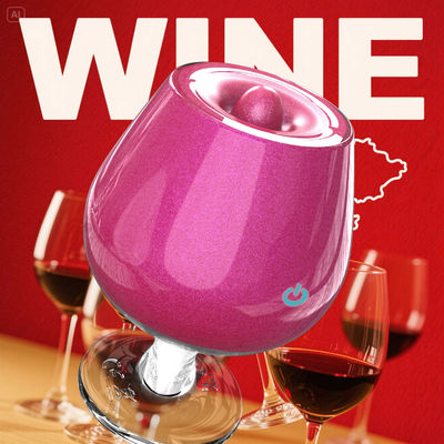 Good price wine shape Sucker Vibrators Rose Body Wand Massager Personal Adults Toy For Women Couples Play online